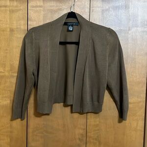 Cropped Shrug (taupe)